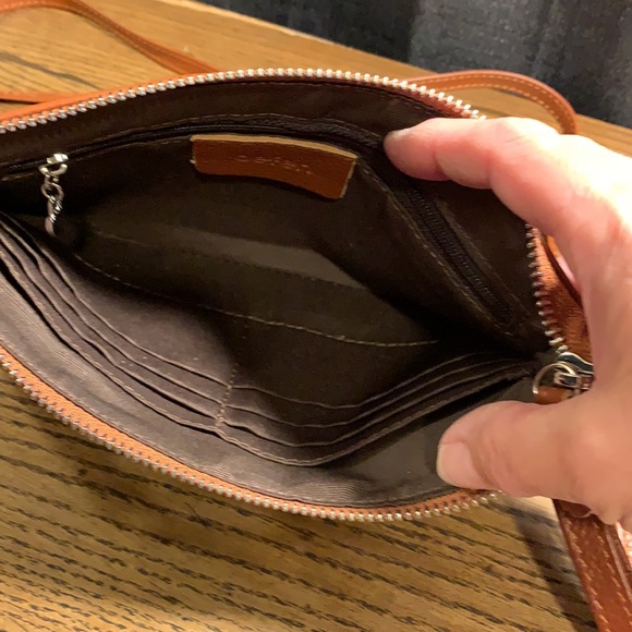 Brown Leather Crossbody - Picture 7 of 11